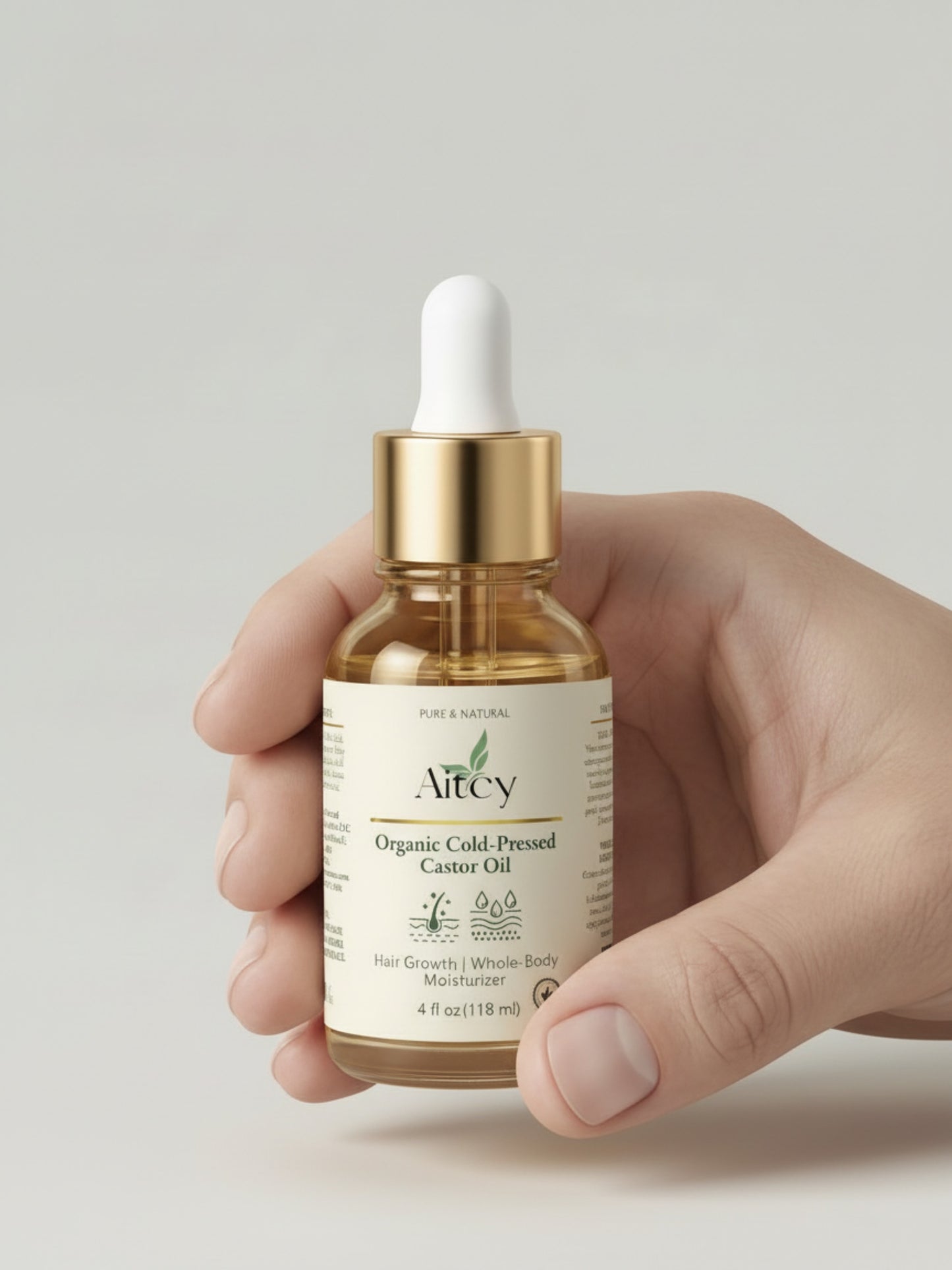 AITCY Organic Cold Press Castor Oil