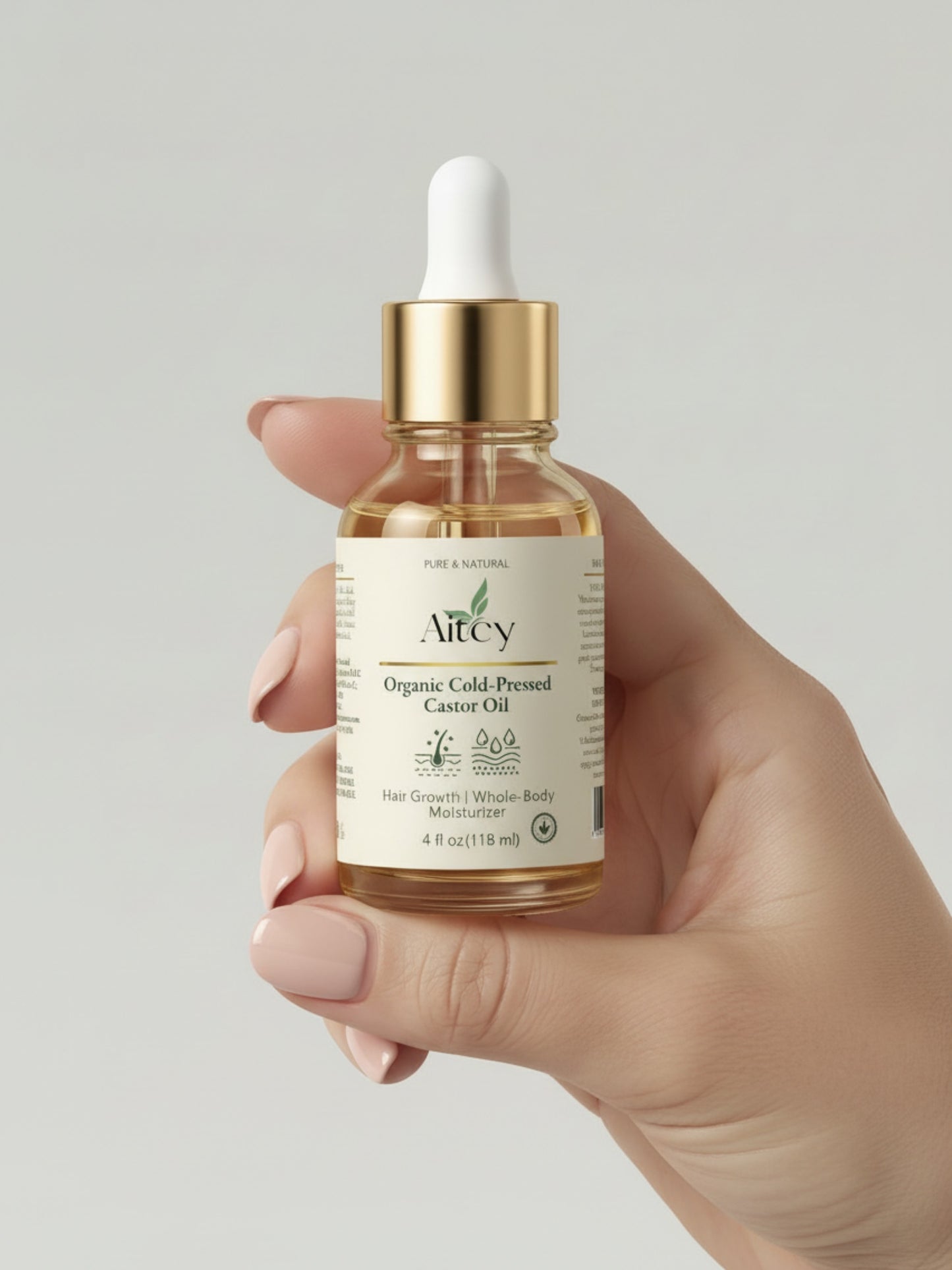 AITCY Organic Cold Press Castor Oil