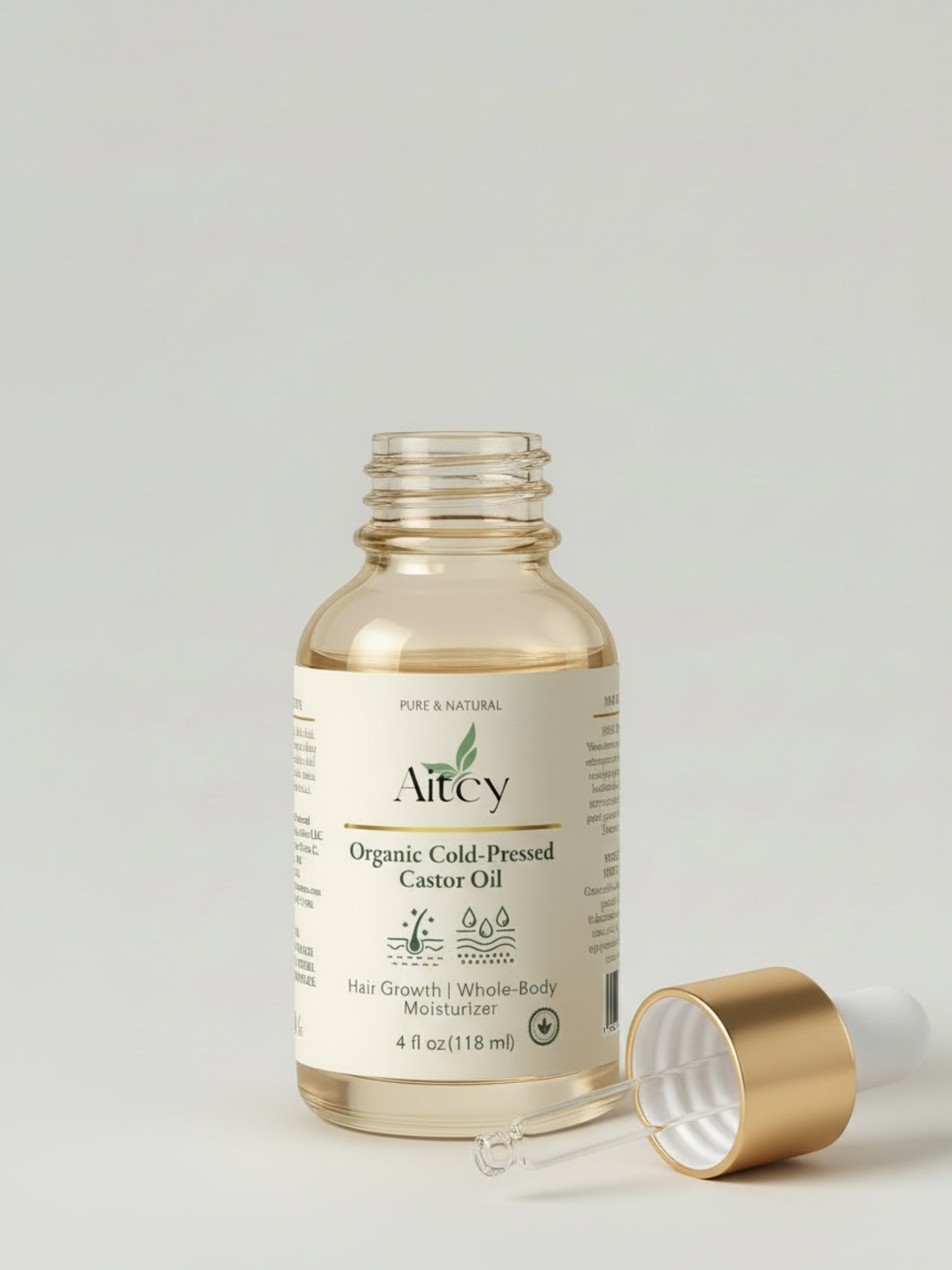 AITCY Organic Cold Press Castor Oil