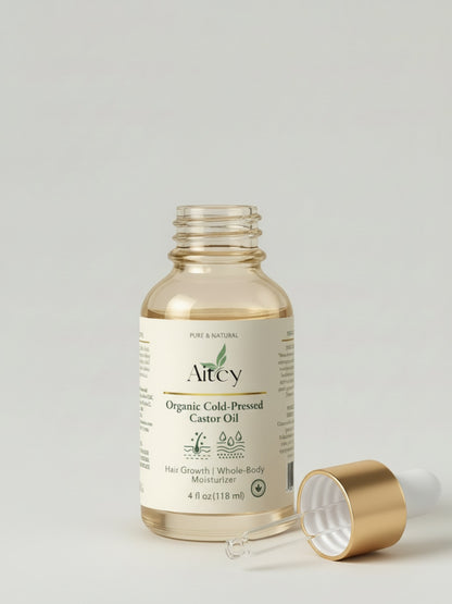AITCY Organic Cold Press Castor Oil