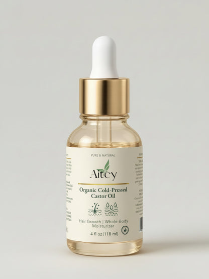 AITCY Organic Cold Press Castor Oil