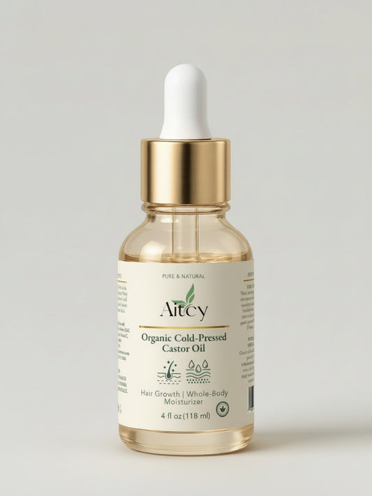 AITCY Organic Cold Press Castor Oil